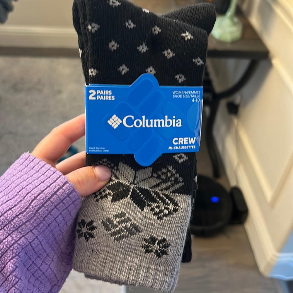Columbia wool blend 2 pack socks
